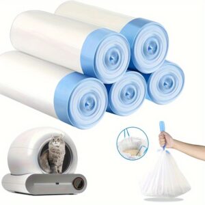 100pcs Portable Cat Litter Disposal Bags - Easy Cleanup for Self-Cleaning Litter Boxes