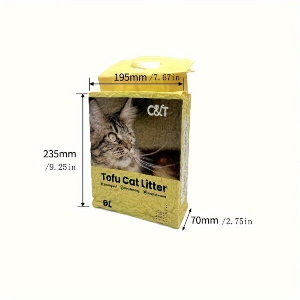 Ultra-Absorbent Tofu Cat Litter - Natural, Odor-Eliminating, Dust-Free & Easy To Clean - Image 3