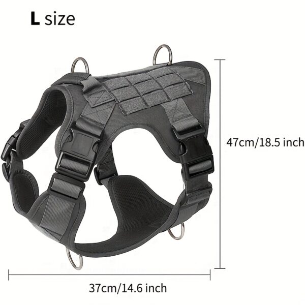 Heavy Duty Adjustable Dog Harness With Handle For Running And Training - Perfect For Medium And Large Dogs - Image 8