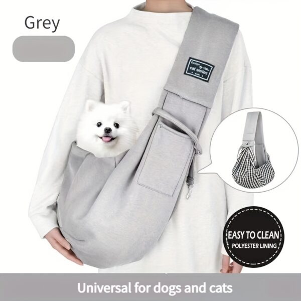 Pet Sling Carrier, Soft Pet Carrier, Dog And Cat Travel Bag For Outdoor, Dog Carrier, Cat Carrier, Travel Companion For Puppies, Kittens & Small Animals Christmas Gift - Image 5
