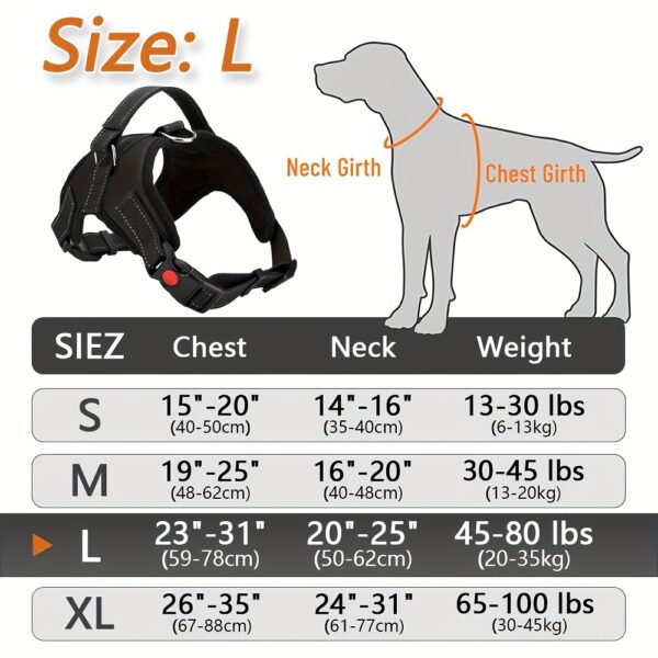 Doglee Ultimate No-Pull Reflective Adjustable Dog Harness with Handle - Premium Comfort, Easy Walking, and Enhanced Visibility - Ideal for Training, Outdoor Adventures, and Everyday Use - Image 32