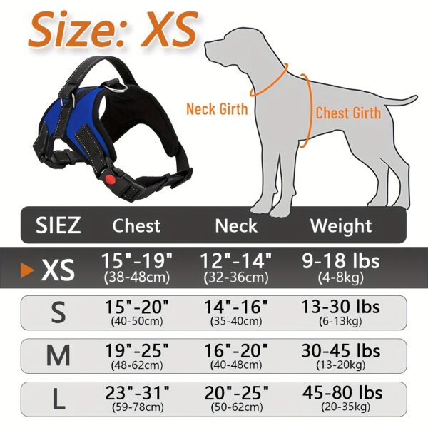 Doglee Ultimate No-Pull Reflective Adjustable Dog Harness with Handle - Premium Comfort, Easy Walking, and Enhanced Visibility - Ideal for Training, Outdoor Adventures, and Everyday Use - Image 9