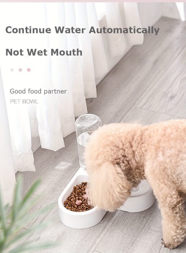 1pc Two-in-One Automatic Pet Feeder For Cats And Dogs - Convenient Food And Water Dispenser Christmas Gift - Image 13