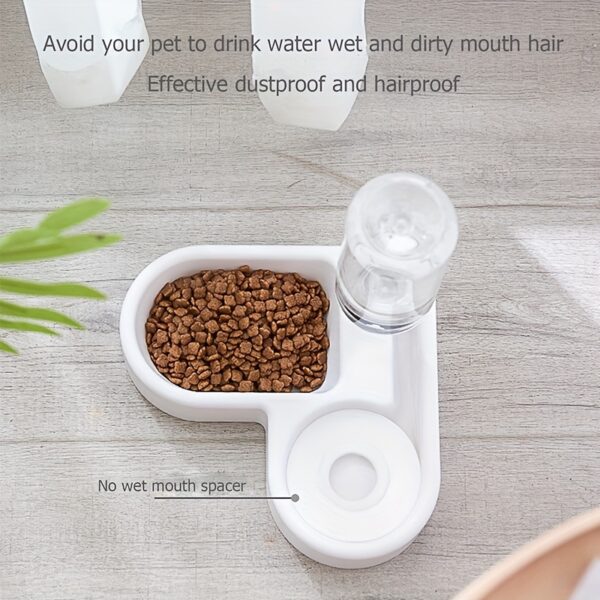 1pc Two-in-One Automatic Pet Feeder For Cats And Dogs - Convenient Food And Water Dispenser Christmas Gift - Image 8