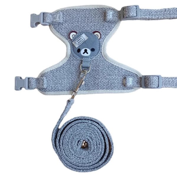 Dog Chest Harness And Leash, Soft Dog Harness Vest With Rope, Adjustable Dog Walking Harness, Only For Small Dog - Image 34