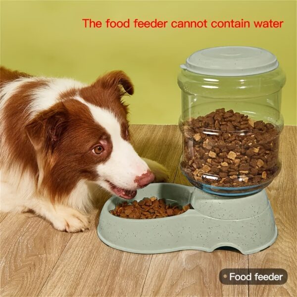 [Large Capacity Pet Feeder Fountain] 1pc Large Capacity Transparent Pet Feeder/Water Fountain, Water/Food Feeder Dispenser For Cats And Dogs Christmas Gift - Image 12