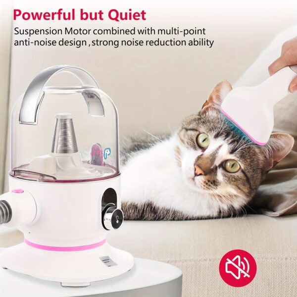 HUFY Pet Grooming Vacuum, Pet Grooming Kit & Vacuum Suction 99% Pet Hair, Dog Vacuum for Shedding Grooming, Low Noise Dog Hair Remover for Shedding Grooming Dogs Cats - Image 5