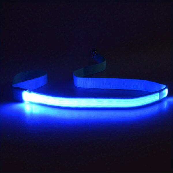 Secure Night Walks: Enhanced Visibility Glow & LED Dog Leash, Durable and Stylish for Your Pet's Safety and Comfort - Image 5