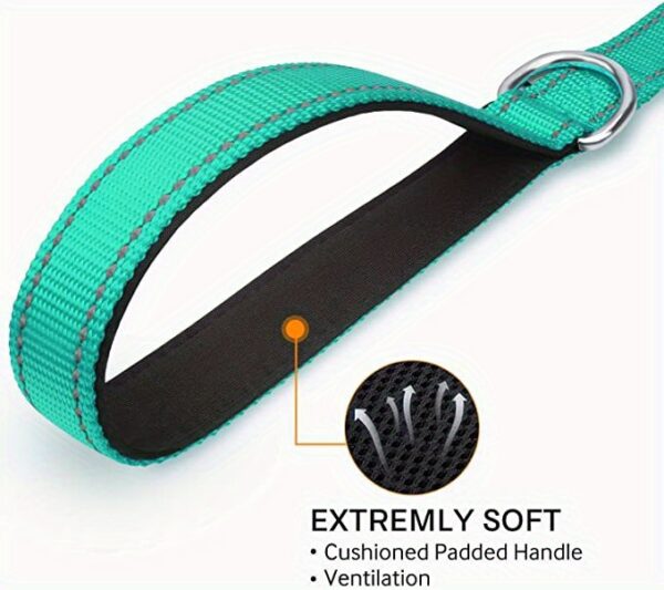 Safe and Comfortable Reflective Double-Sided Dog Leash for Walking and Training - Image 21