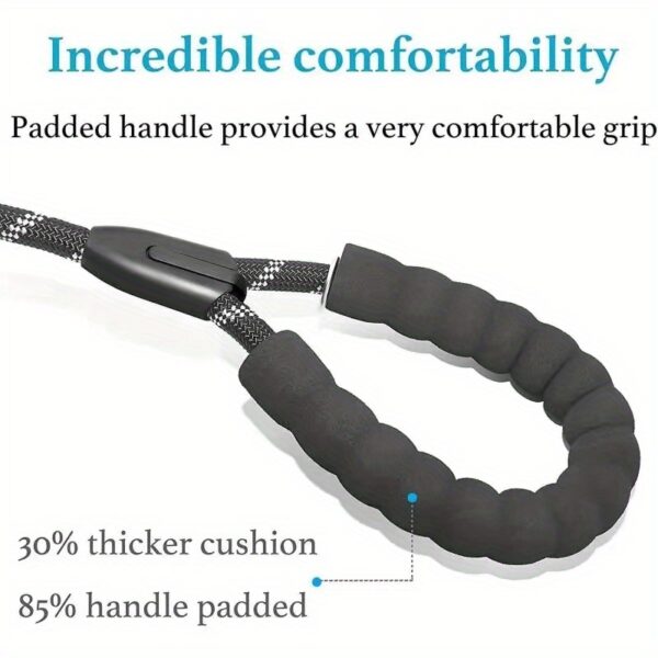 Two Dog 360 Swivel No Tangle Double Shock Absorbing Reflective Bungee Training Leashes, Double Dog Leashes for Walking - Image 26