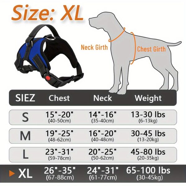 Doglee Ultimate No-Pull Reflective Adjustable Dog Harness with Handle - Premium Comfort, Easy Walking, and Enhanced Visibility - Ideal for Training, Outdoor Adventures, and Everyday Use - Image 42