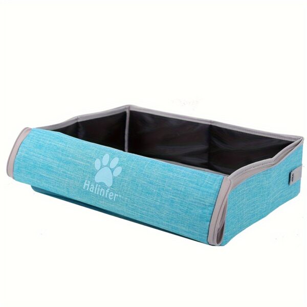 Portable Collapsible Cat Litter Box, Durable And Leak-Proof, Easy To Clean, Compact Design For Travel - Image 7