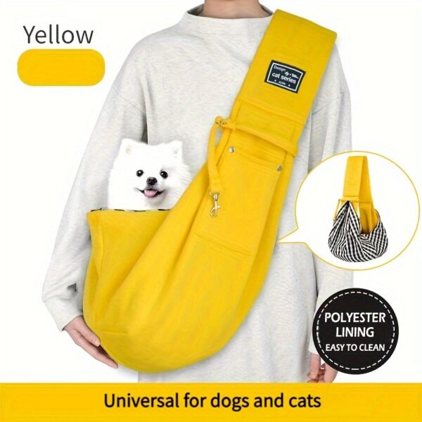 Pet Sling Carrier, Soft Pet Carrier, Dog And Cat Travel Bag For Outdoor, Dog Carrier, Cat Carrier, Travel Companion For Puppies, Kittens & Small Animals Christmas Gift - Image 13