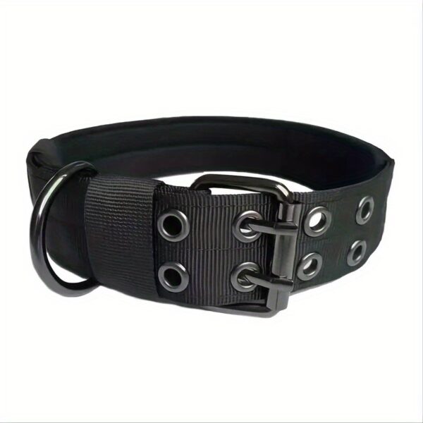 1pc Heavy Duty Nylon Tactical Pet Dog Collar - Adjustable and Durable for Large Dogs - Image 16