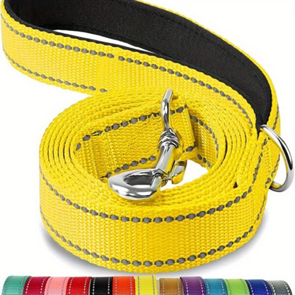 Safe and Comfortable Reflective Double-Sided Dog Leash for Walking and Training - Image 18