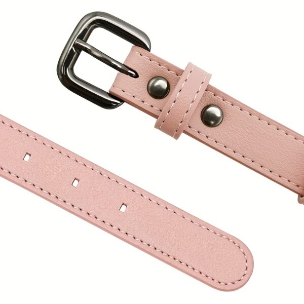 Dog Collar For Airtag Protective Tracker, Waterproof Pet Dog Anti-lost Positioning Silicone PU Collar Anti-lost Pet Cat Dog Collar - Image 2