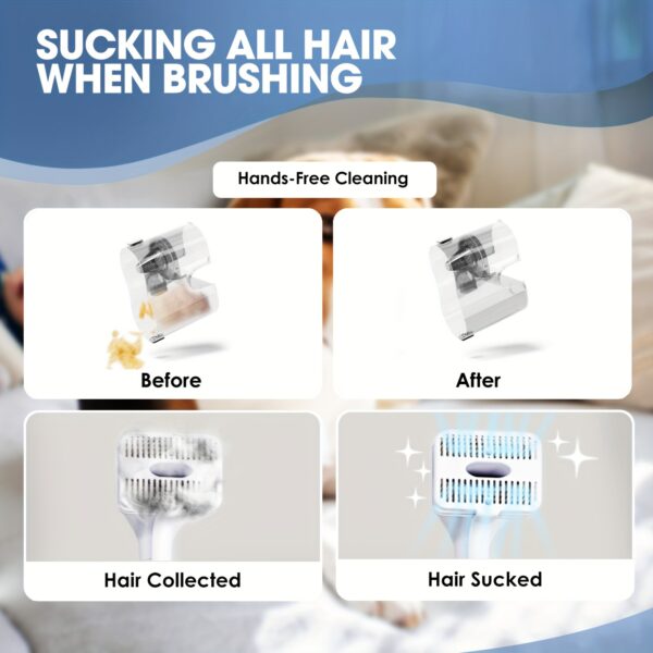 6-in-1 Pet Grooming Kit with Vacuum & Hair Dryer: Multi-Purpose Set for Dogs & Cats with 3.3L Dust Bin and Dog Clipper - Image 7