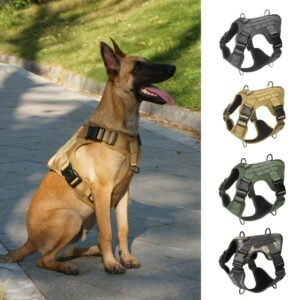 Heavy Duty Adjustable Dog Harness With Handle For Running And Training - Perfect For Medium And Large Dogs