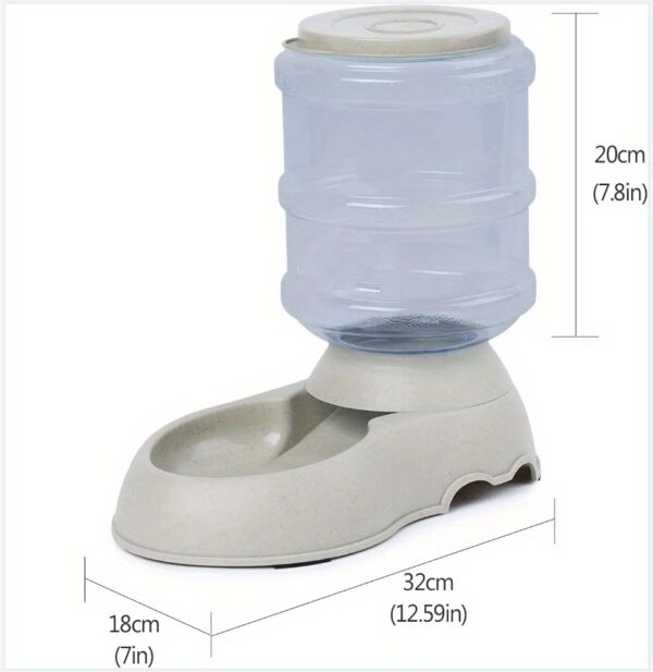 [Large Capacity Pet Feeder Fountain] 1pc Large Capacity Transparent Pet Feeder/Water Fountain, Water/Food Feeder Dispenser For Cats And Dogs Christmas Gift - Image 17