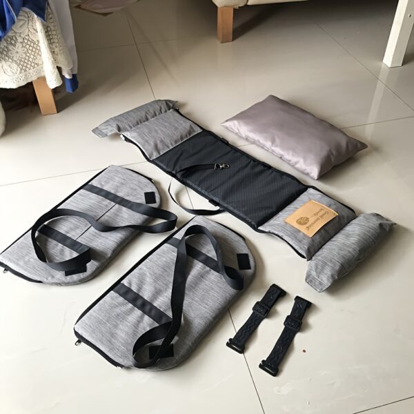 Portable Pet Cat Seat Elevated Car Seat For Dog Armrest For Small Dog Cat Waterproof Dog Carrier Safety Travel Bag Dog Accessories - Image 16