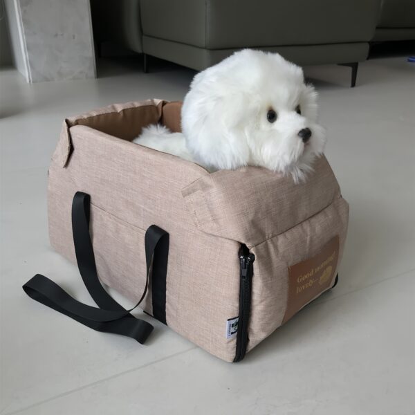 Portable Pet Cat Seat Elevated Car Seat For Dog Armrest For Small Dog Cat Waterproof Dog Carrier Safety Travel Bag Dog Accessories - Image 9