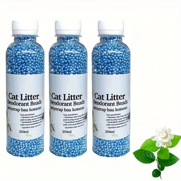 3 Pieces Fresh Scent Cat Litter Box Deodorizer & Odor Remover - Eliminates Odors & Keeps Living Rooms Fresh with Pet Cleaning Crystals for Cats - Image 7