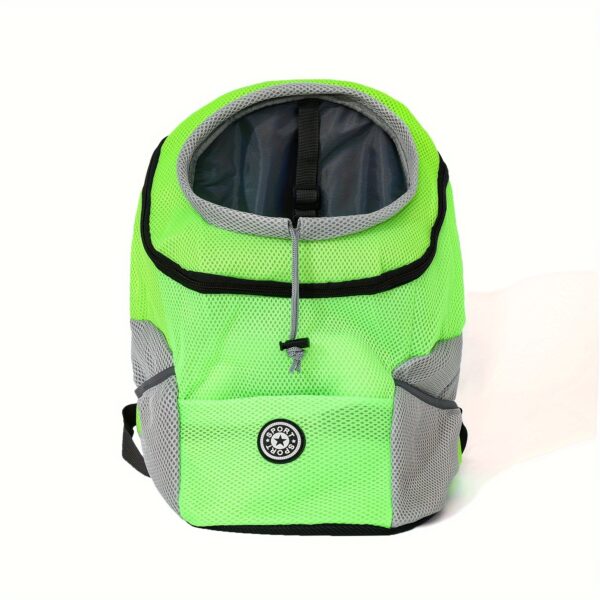 Portable Pet Pal Dog Carrier Backpack - Spacious Nylon Travel Bag with Zipper Closure for Hiking, Camping, and Outdoor Adventures - Comfortable, Ventilated, and Easy to Clean - Image 3