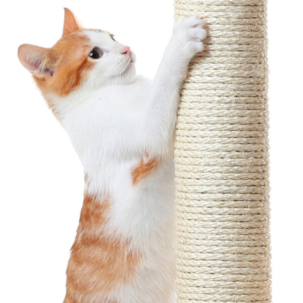 Costoffs 36'' Cat Tree Multilevel Cat Tower with Extra Large Perch & Scratching Posts & Scratching Board for Indoor Cats/ Kittens - Image 27