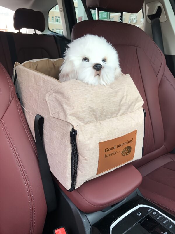 Portable Pet Cat Seat Elevated Car Seat For Dog Armrest For Small Dog Cat Waterproof Dog Carrier Safety Travel Bag Dog Accessories - Image 13