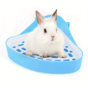 3pcs pieces of pet toilet small animal cat litter tray corner suitable for hamster, guinea pig, ferret, sand rat pet toilet