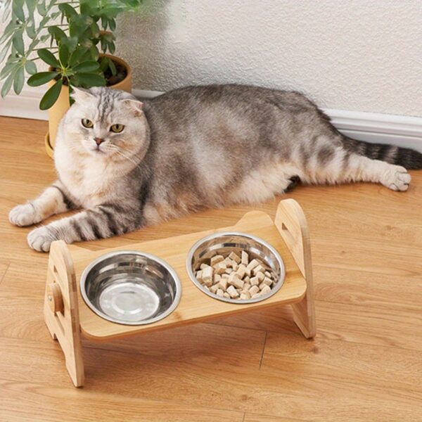1/2/3pcs Adjustable Slanting Ceramic Pet Bowl Set - Ergonomic Lifting Design, Easy Cleaning, Anti-Slip Base, Suitable for Cats and Dogs of All Sizes - Dog Bowl, Cat Food Bowl, Pet Feeding Essentials - Image 12