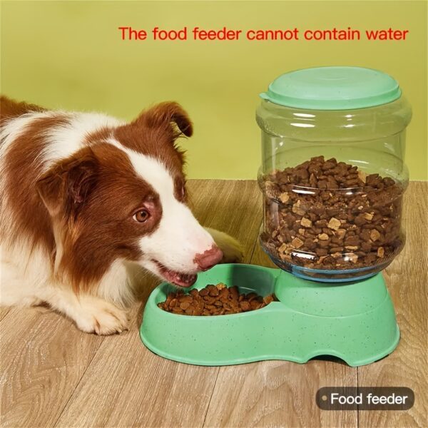 [Large Capacity Pet Feeder Fountain] 1pc Large Capacity Transparent Pet Feeder/Water Fountain, Water/Food Feeder Dispenser For Cats And Dogs Christmas Gift - Image 13