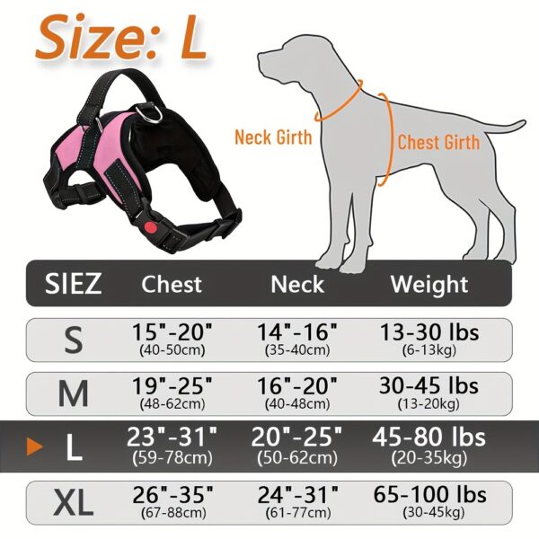 Doglee Ultimate No-Pull Reflective Adjustable Dog Harness with Handle - Premium Comfort, Easy Walking, and Enhanced Visibility - Ideal for Training, Outdoor Adventures, and Everyday Use - Image 34