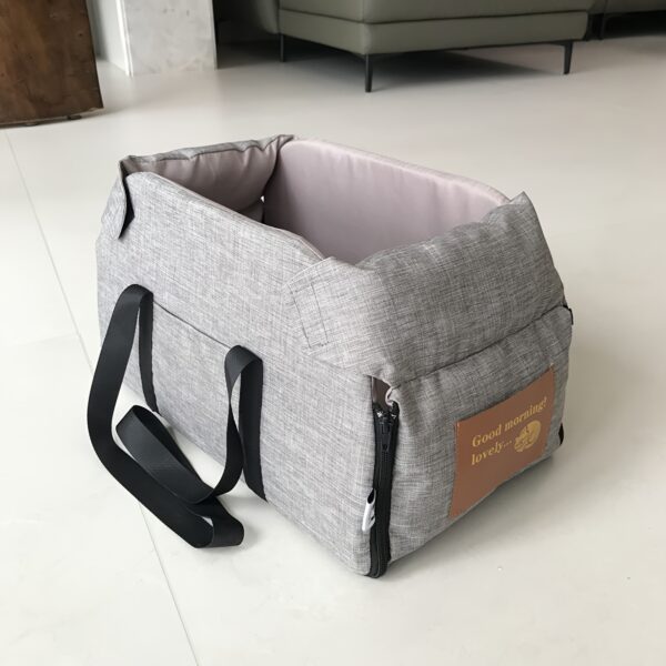 Portable Pet Cat Seat Elevated Car Seat For Dog Armrest For Small Dog Cat Waterproof Dog Carrier Safety Travel Bag Dog Accessories - Image 3