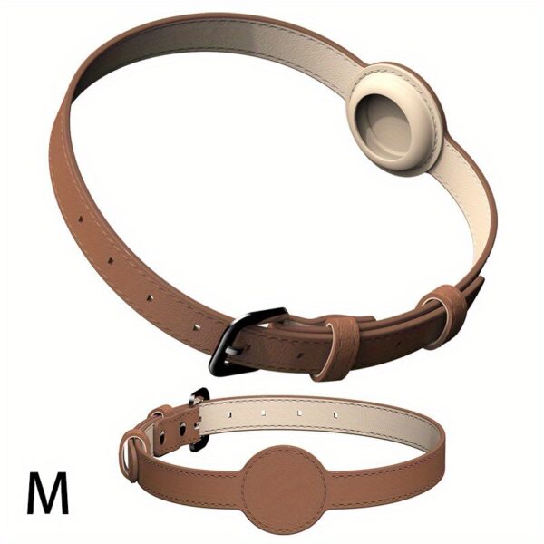 Dog Collar For Airtag Protective Tracker, Waterproof Pet Dog Anti-lost Positioning Silicone PU Collar Anti-lost Pet Cat Dog Collar - Image 17