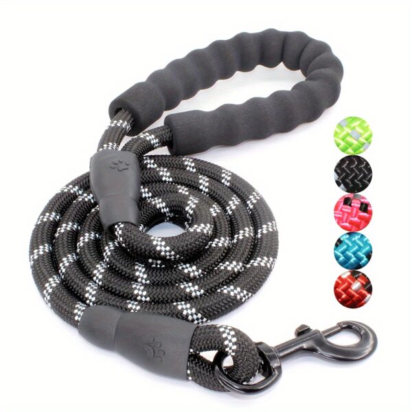 Dog Nylon Leash Lengthened And Reflective Round Rope Small And Medium Cats Dogs Leash Pet Traction Rope - Image 5