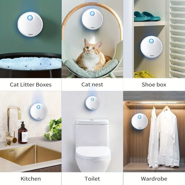 Intelligent Pet Odor Remover, Cat Litter Box Deodorizer, Shoe Cabinet Bathroom Odor Eliminator - Image 6