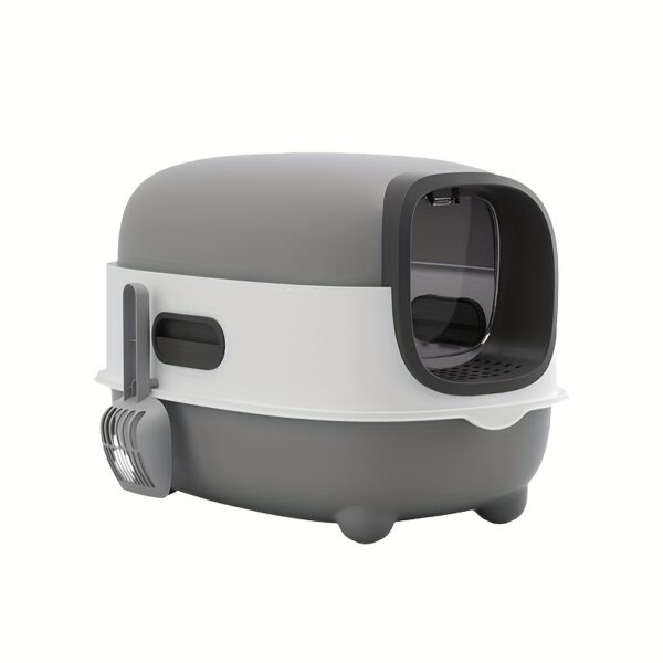 Jumbo Cat Litter Box with Easy-Clean Detachable Design – Ideal for All Cat Sizes – Includes Oversized Litter Scoop - Image 8