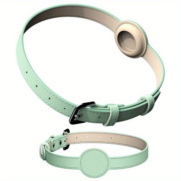 Dog Collar For Airtag Protective Tracker, Waterproof Pet Dog Anti-lost Positioning Silicone PU Collar Anti-lost Pet Cat Dog Collar - Image 25