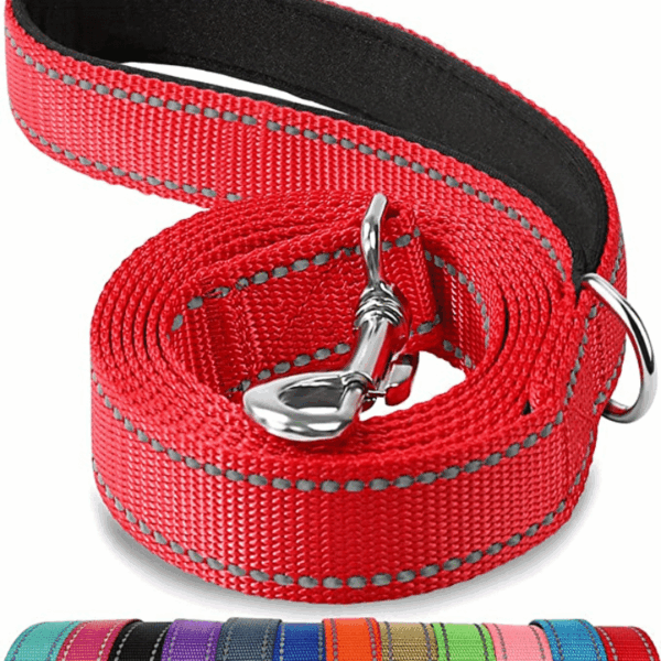 Safe and Comfortable Reflective Double-Sided Dog Leash for Walking and Training - Image 12