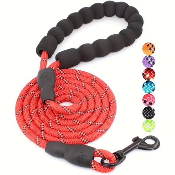 Dog Nylon Leash Lengthened And Reflective Round Rope Small And Medium Cats Dogs Leash Pet Traction Rope - Image 3