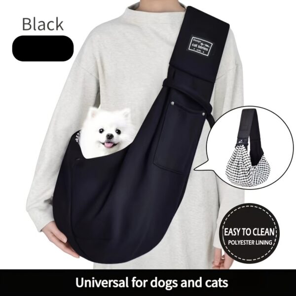 Pet Sling Carrier, Soft Pet Carrier, Dog And Cat Travel Bag For Outdoor, Dog Carrier, Cat Carrier, Travel Companion For Puppies, Kittens & Small Animals Christmas Gift - Image 3