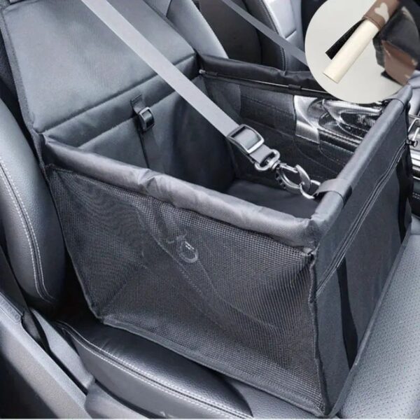 Pet Car Booster Seat For Dog Cat Portable And Breathable Bag With Seat Belt Dog Carrier Safety Stable For Travel Look Out With Clip On Leash With PVC Tube Christmas Gift - Image 11