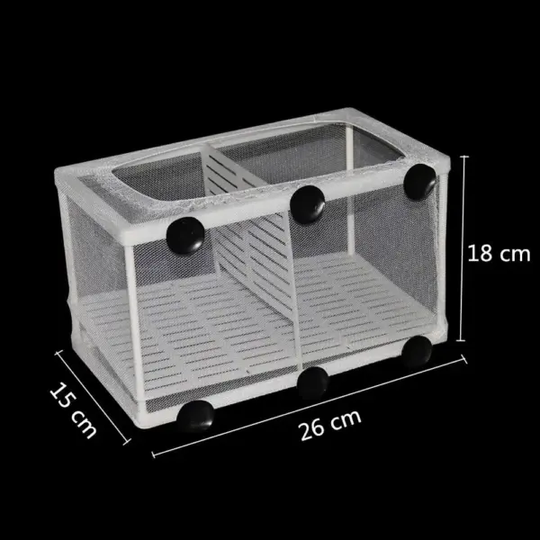 Aquarium Water Isolation Network Hanging Fish Breeding Breeding Isolation Box Aquarium Fish Tank Accessory Two Size Optional 1Pc - Image 3