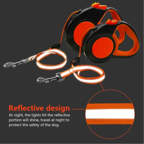 Retractable Dog Leash Automatic Extending Nylon Puppy Pet Dog Leashes Lead Dog Walking Running Leash Traction Rope 3m 5m 8m - Image 2