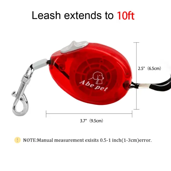 3M Retractable Small Dog Leash Automatic 10ft Dog Cat Leash Belt Extending Dog Lead for Small Dogs Puppy Chihuahua Pet Product - Image 6