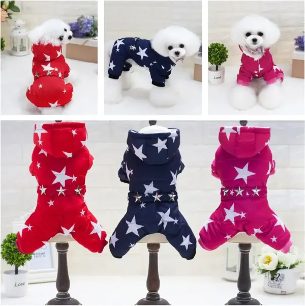 HOT Pet Dog Clothes Coat Winter Warm Outerwear Thicken Dog Costume Clothing Wadded Jacket Pet Cat Products Clothes For Dog Puppy - Image 2
