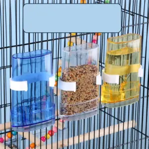 Birds Water Feeders Dispenser Automatic Bird Feeder Parrot Canary Parakeet Cage Drinking Feeding Supplies Pet Accessories