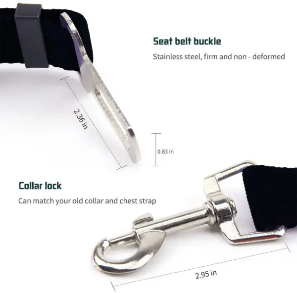 Einstellbare Haustier Katze Hund Auto Sitz Gürtel Haustier Sitz Fahrzeug Hundegeschirr Blei Clip Sicherheitshebel Traktion Hundehalsbänder Hund Zubehör - Image 36