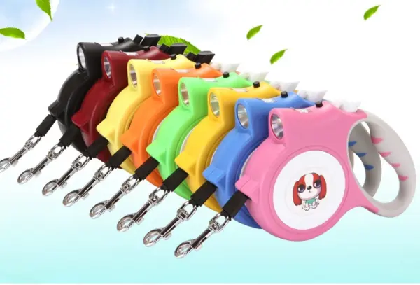 Retractable Dog Leash with LED Flashlight Detachable Dog Puppy Cat Traction Rope Belt Dog Leash  For Dogs - Image 15